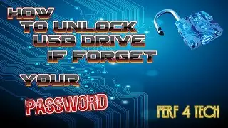 how to unlock usb drive if forgot your password