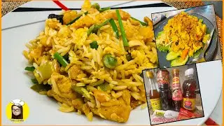 Trying Thai sauces (pineapple rice)