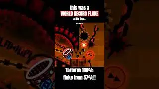 I fluked TARTARUS from 57%... #gaming #geometrydash #gd #demon #top1 #formertop1 #extremedemon