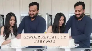 Intimate gender reveal for baby number 2