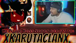 Helluva Boss Satan reacts to: xKarutaClanx - Gacha Life 2 reaction. 👹😂