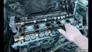 VOLVO CYLINDER HEAD WITH BENT VALVES REMOVAL: 2001 V70 2.4 L