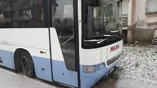 volvo carrus b10m.1997a. cold start. After two weeks.