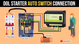 DOL Starter Auto Switch Connection l L&T MK 1 DOL Starter Connection