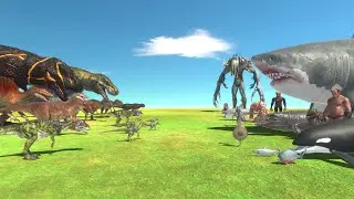 Dinosaurs battle - animal revolt battle simulator