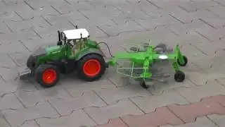 Zgrabiarka włączana z pilota do zdalnie sterowanego traktora Fendt 1050 Vario 1:16 2,4Ghz