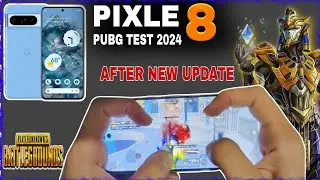 GOOGLE || PIXEL 8 PUBG TEST 2024 🔥 || After new update || HDR + 60 FPS ♥️