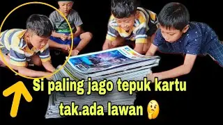dia paling jago tepuk kartu sampai habis temenya #vlog #tepukkartu #game #mberot #gamelama