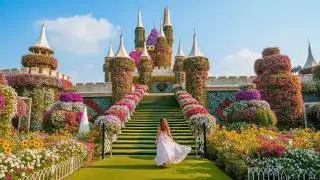 Inside Dubai Miracle Garden 2025 🌸 | World’s Largest Flower Garden (4K Walking Tour)