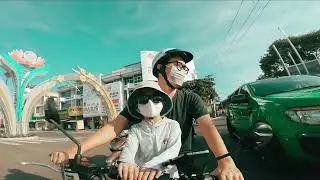Test front bike mount Gopro 7 2K 25fps - Go around