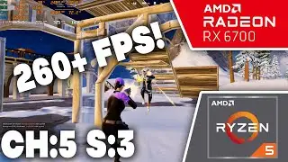 Fortnite CH:5 S:3 | Ryzen 5 5600 & RX 6700 | Low settings