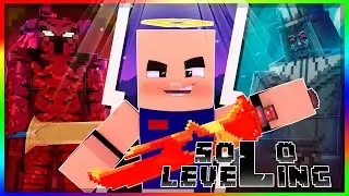 O primeiro servidor de Solo Leveling para o Minecraft Bedrock