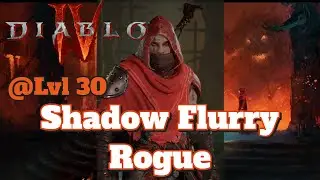 Diablo IV Shadow Flurry Rogue  Build Guide Level 30