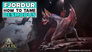 ARK SURVIVAL EVOLVED How To Tame DESMODUS - DESMODUS LOCATION AND TAMING GUIDE