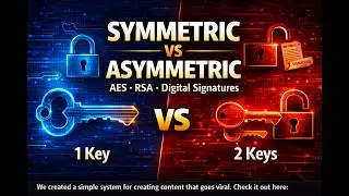 Symmetric vs Asymmetric Encryption: AES, RSA, Digital Signatures & More