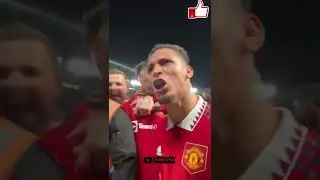 Absolute Scene After Casemiro's first goal at manchester united 🤯🔥 #shorts  #cr7  #casemiro