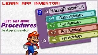 Learn App Inventor: Procedures