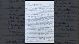 "coordinate chemistry" class 12 chemistry notes #viral @studyforliving