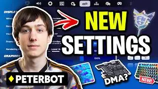 Peterbot *REVEALS* New FNCS Settings! 🏆 (BEST SENS)