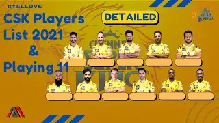 CSK Playing 11 2021 Tamil | CSK 2021 | CSK 2021 Squad | CSK Player List 2021 | IPL Updates