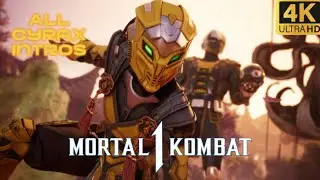 Mortal Kombat 1 - All CYRAX Intro Dialogues (Khaos Reigns DLC)