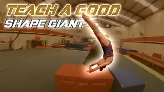 Do you have PROBLEMS to teach a GOOD shape GIANT? I do! but  I always try this!