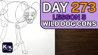 Draw With Me! Wild Dog Construction 2, Pt. 4 | Day 273