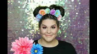 EVA NYC Festival Hair Tutorial: GLITTER GARDEN