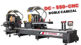 DC 550 Doble Cabezal Automática para Aluminio y PVC OK Industrial