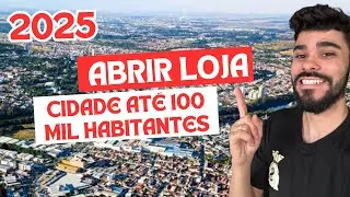 TRÊS LOJAS PARA ABRIR EM CIDADES PEQUENA