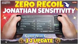 🔥ZERO RECOIL 3.2 UPDATE SENSITIVITY BGMI ALL SCOPE जमेगा😱3.2 BEST SENSITIVITY 3.2 SENSITIVITY GYRO