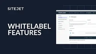 Sitejet - Whitelabel features