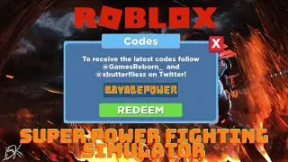 ALL NEW ROBLOX SUPER POWER FIGHTING SIMULATOR PROMO CODES! *NOVEMBER 2020*(WORKING)