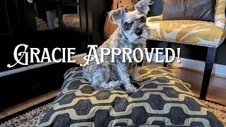Super Easy Dog Bed Filled with Scraps || Quick diy sewing project for anyone
