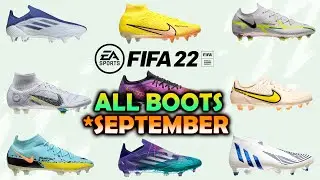 FIFA 22 ALL BOOTS SEPTEMBER | THE LAST ONE!