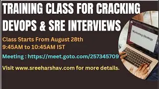 DevOps And Site Reliability Engineer Interview Training With Real-Time Questions & Mock Interviews