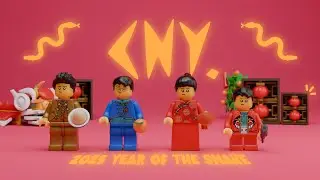 🐍 Chinese New Year 2025 | Year of the Snake Lego Animation 🧧