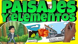 🌳 El PAISAJE y sus ELEMENTOS: HUMANIZADO y NATURAL