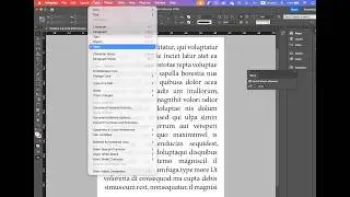 Optical margin alignment in InDesign