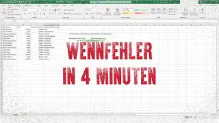 Excel WENNFEHLER in 4 Minuten
