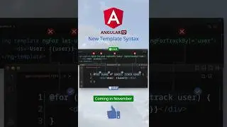 Angular 17 New Template Syntax for Loops 