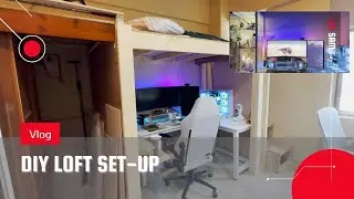 Ultimate Dream Gaming Room Renovation - Building DIY Loft Bed part 1