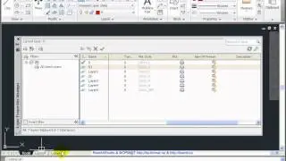 Создание и настройка слоев в AutoCad 2011