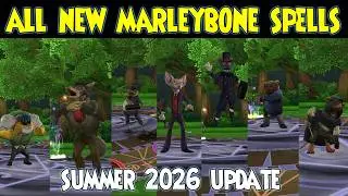 Wizard101: EVERY NEW MARLEYBONE SPELL ANIMATION - SUMMER 2026 TEST REALM