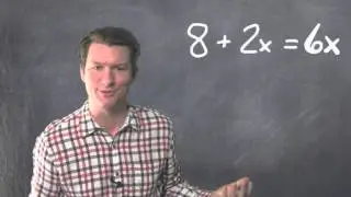 Equations with Variables on Both Sides | Dave May Teaches