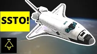 Can You Turn the SPACE SHUTTLE into an SSTO?! | KSP Moon MISSION!