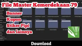 File Master Kemerdekaan 79 | Banner kemerdekaan | Kupon kemerdekaan | Stiker Pipi Kemerdekaan