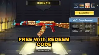 Get AK-47 - Chopper Command Free By Redemption Code in COD Mobile