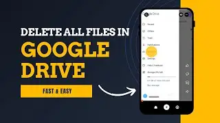 How To Delete All Files From Google Drive At Once | Google Drive Tutorial 2025 (Fast & Easy)