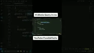 Media Query In CSS | media query in css in nepali | media query in css for beginners |Media query